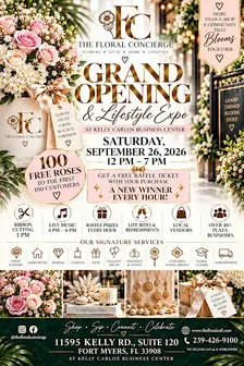 Floral Concierge Grand Opening Saturday Sept 26th 12-7pm Free