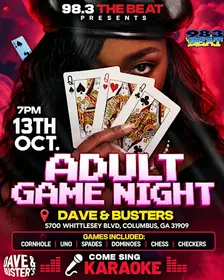 983 the beat's Adult Game Night