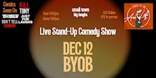 Small Town, Big Laughs – BYOB Live Stand-Up Comedy in Montreal