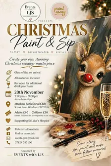 Christmas Paint & Sip