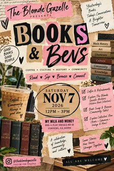 BOOKS & BEVS featuring The Blonde Gazelle Archives