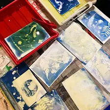 The Memory of Light: Exploring Cyanotype on Ceramics