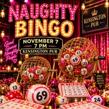 KENSINGTON PUB NAUGHTY BINGO