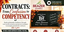 CONTRACTS; from Confusion to Competency - Beazer Homes at Artavia in Conroe