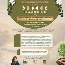 The Land That Holds Us: Native American Poetry Writing Workshop