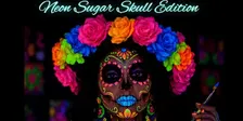 Sip & paint - Neon Sugar Skull Edition
