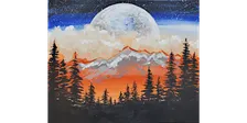 Full Moon on the Rise - Paint and Sip in Houston | Classpop!™