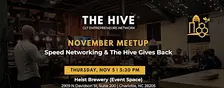 The Hive CLT | NOVEMBER Meetup – Speed Networking & The Hive Gives Back