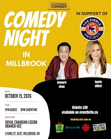 Comedy Night in Millbrook in support of The Kibble Project