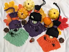 Spooky Macrame Gnomes