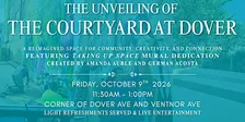 Unveiling of the Courtyard at Dover feat. "Taking up Space" Mural