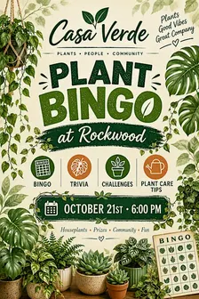 Plant BINGO at ROCKWOOD - Halloween Edition