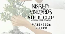 Sip & Clip: Bonsai Workshop with FatCat Bonsai