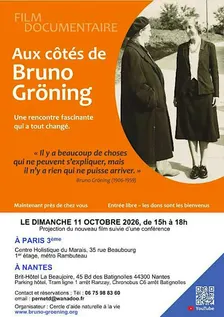 Film documentaire "Aux côtés de Bruno Gröning" suivie d’une conférence.