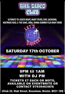 The Disco Club with DJ PM