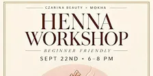 2 Hour Henna Workshop