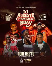 DJ AUGUSTE HALLOWEEN BIRTHDAY BASH
