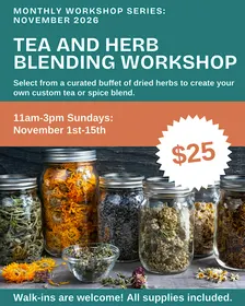 Tea and Herb Blending Workshop