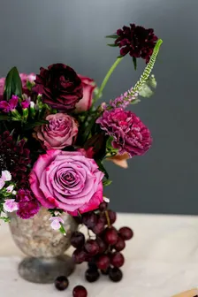 Sips and Stems-Plum & Burgundy Design