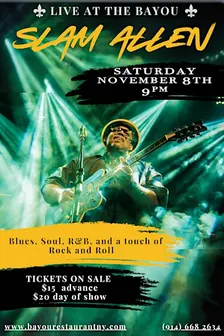 SLAM ALLEN live at THE BAYOU