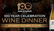 The Palm's 100th Anniversary Wine Dinner - Atlantic City