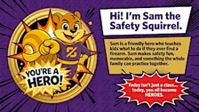Sam the Safety Squirrel HERO Event