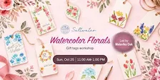 Watercolor Florals Gift Tag Workshop