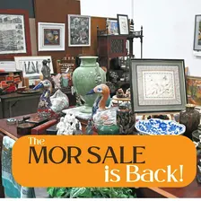 MOR Vintage Sale  |  FREE  |  Nov 7, 8, 12, 13, 14 & 15  |  9am - 4pm