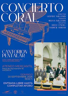 Concierto Coral Gratuito | CANTORION PENTALAR | Valencia