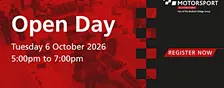 National College for Motorsport Open Day | 6 October 2026