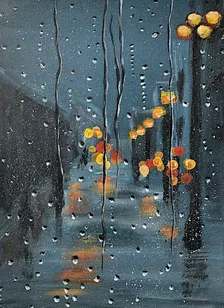 Rainy Window Art Class