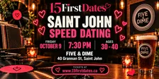Saint John Speed Dating (Age 30-40)