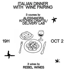 Italian Dinner with Wine Pairing: Alessandra Kitchen Crafts x Rebel Wines