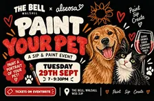 Sip & Paint: Paint Your Pet at The Bell