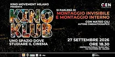 Kino Klub – Uno spazio per studiare il cinema – Il montaggio