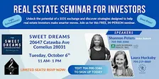 Real Estate Seminar for Investors- 1031 Exchange