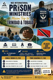 NEC International Prison Ministries Mission Trip to Trinidad and Tobago