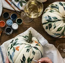 October Sip & Craft - Pumpkin Painting