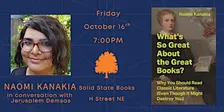 Naomi Kanakia - What's So Great About the Great Books