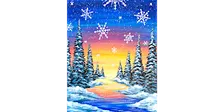 Snowflake Serenity - Paint and Sip in Tyler | Classpop!™