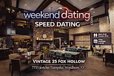 LI Speed Dating -Men Ages 43-55; Wom 40-54