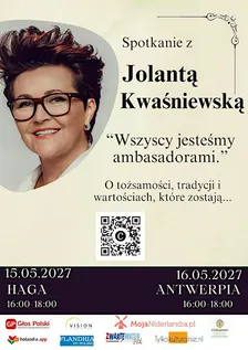 Spotkanie z Jolantą Kwaśniewską w Hadze.