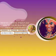 Trinidad Carnival Makeup - JesKar's You're Beautiful Glam World