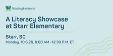 A Literacy Showcase at Starr Elementary