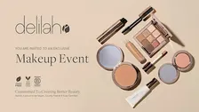 delilah Make Up Masterclass in the ballroom at Marlow Place