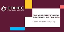 EDHEC Global MBA Discovery Day