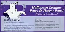 Halloween Costume Party & Horror Panel