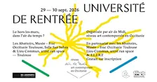 Université de rentrée : Le hors-les-murs, dans l'air du temps ?