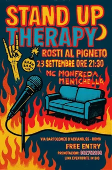 STAND-UP COMEDY ROSTI AL PIGNETO - FREE ENTRY - 23/09