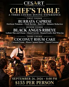 CHEF’S TABLE: WATCH THE CHEF IN ACTION